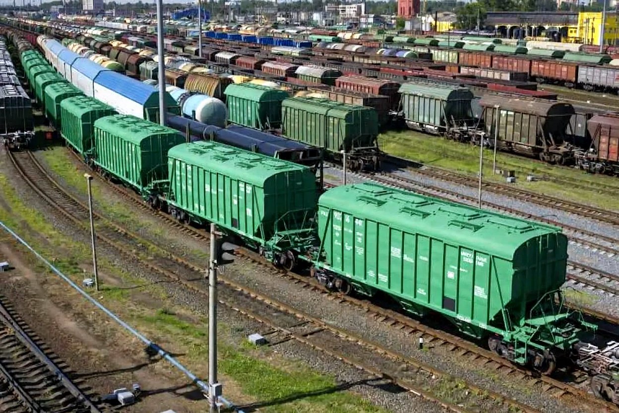 Ж/д площадка для отстоя вагонов в Зеленодольске